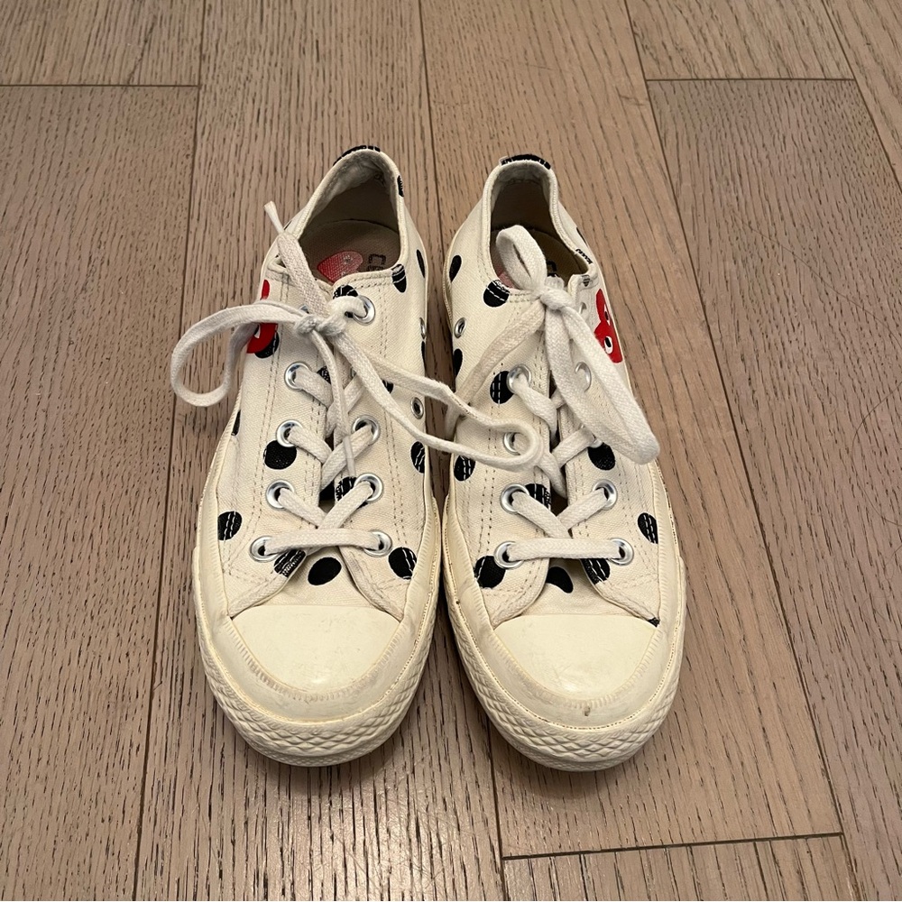 COMME DES GARCONS PLAY X CONVERSE CTAS '70 Low Polka Dot - Picture 3 of 11